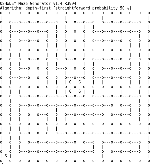 Executing Maze Generator