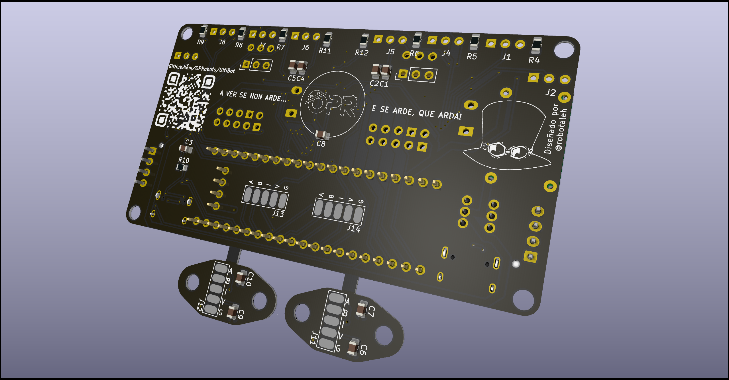 UltiBot PCB Back