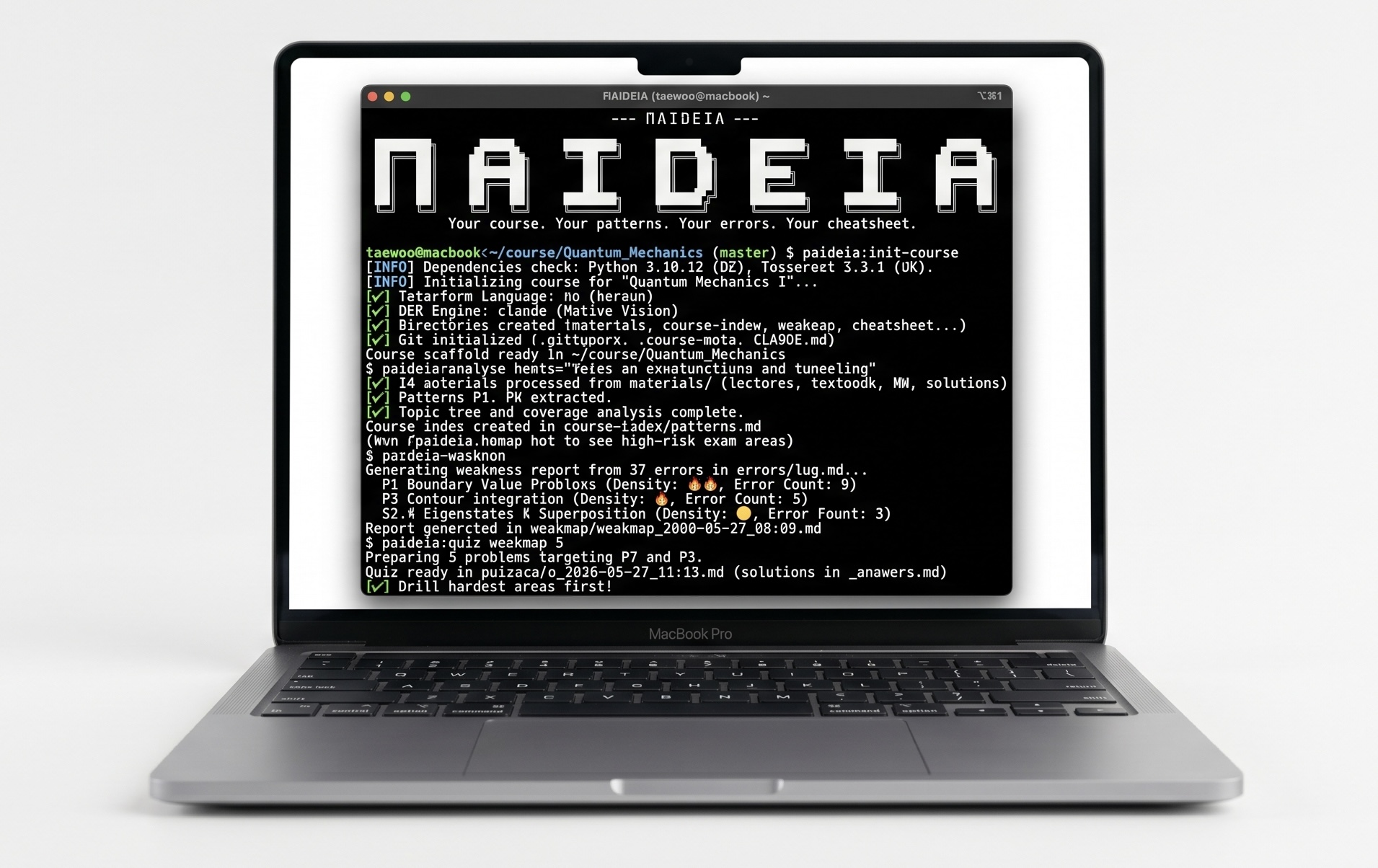 PAIDEIA terminal preview