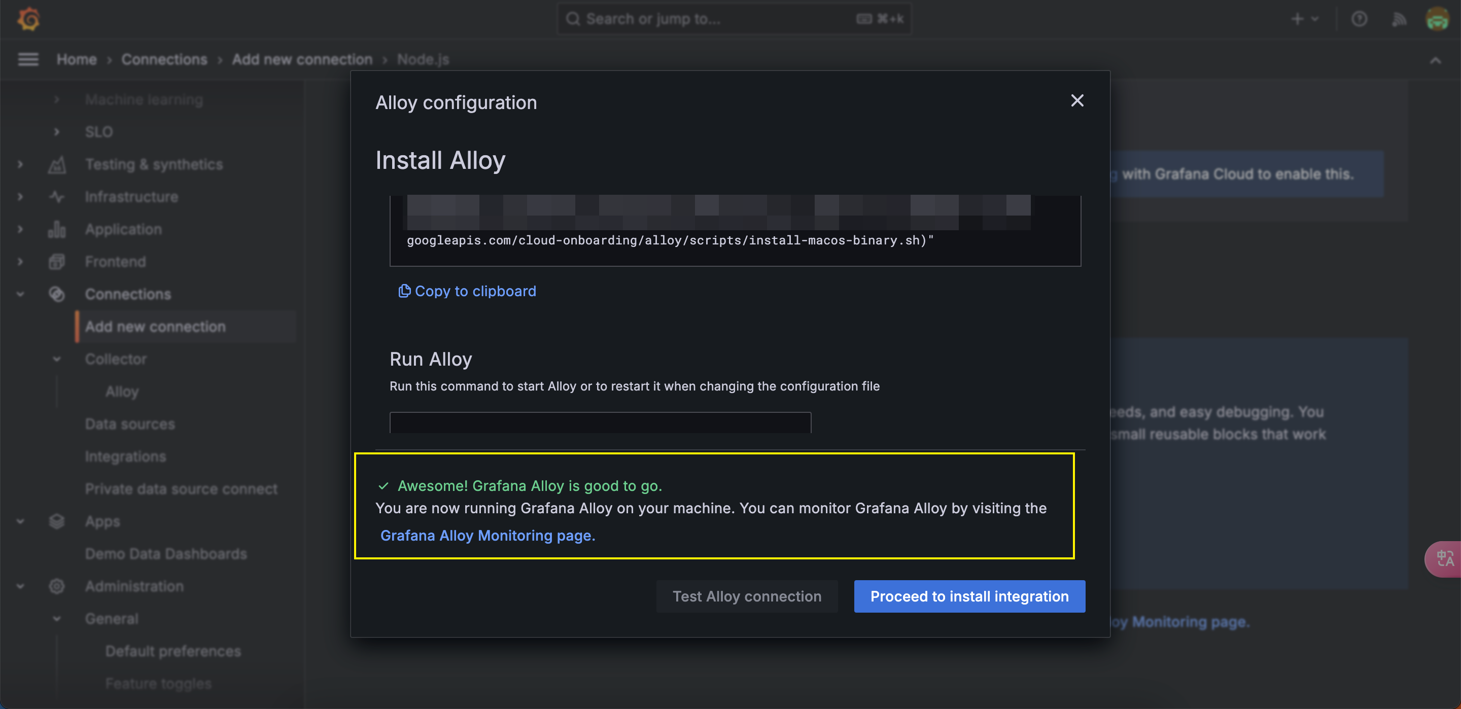 Install Grafana Alloy