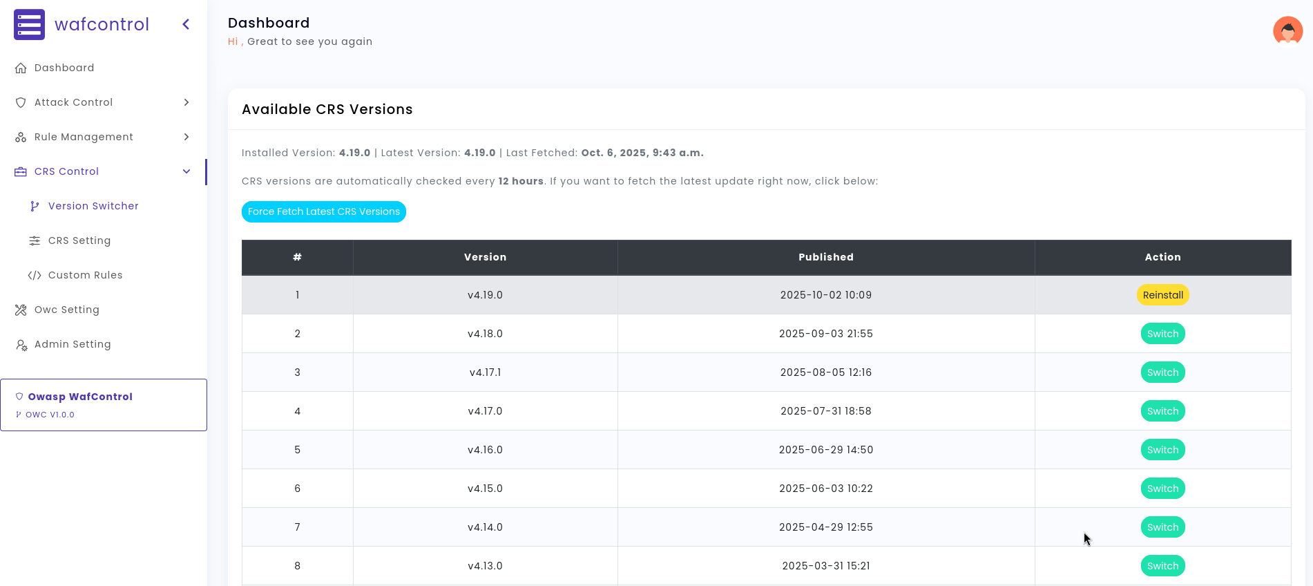 Wabcontrol GitHub - wafcontrol/wafcontrol: OWASP WafControl Project · GitHub