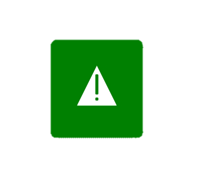 warning icon with t attribute