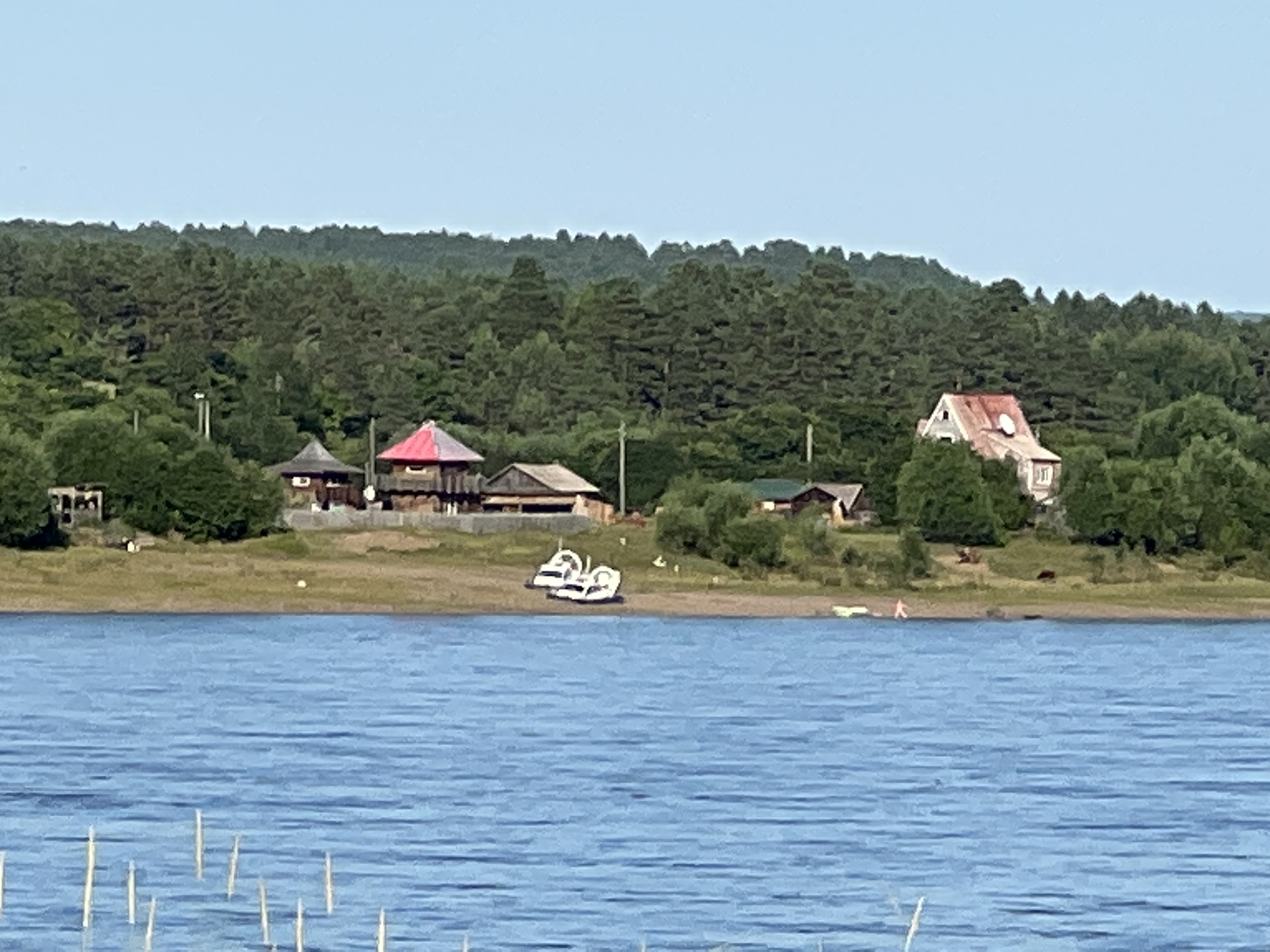 对岸俄罗斯的小镇