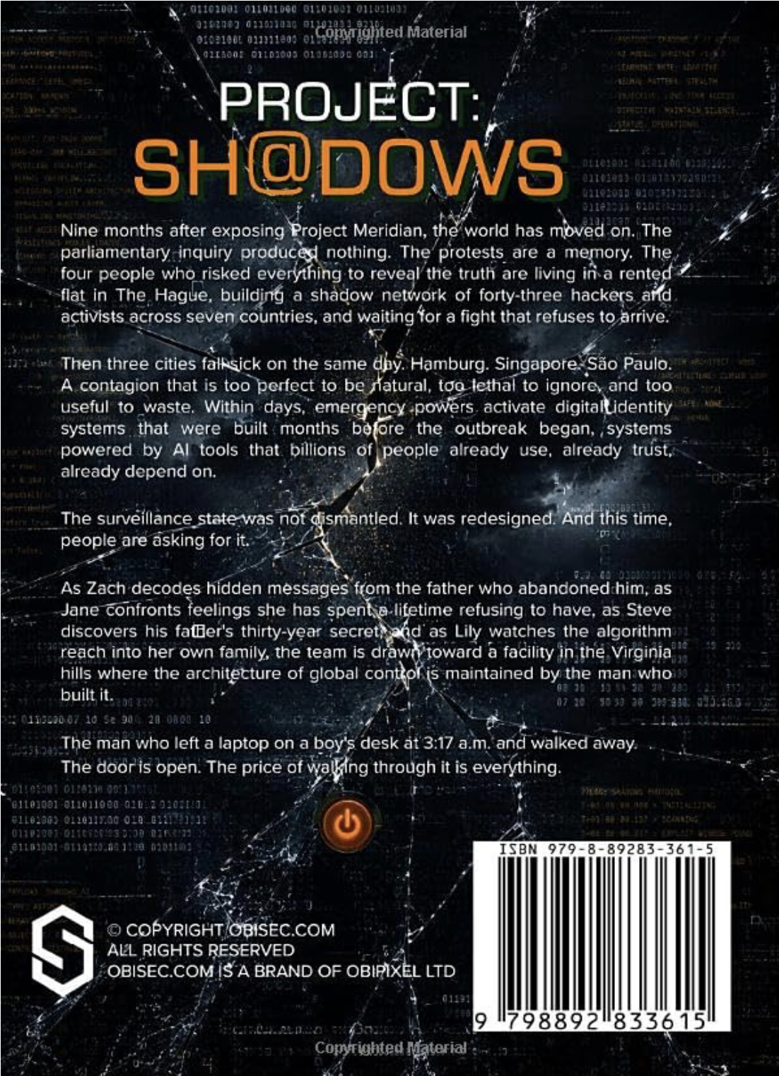 PROJECT: SH@D0WS — Back Cover
