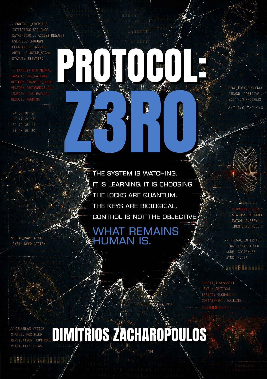 PROTOCOL: Z3R0 — Front Cover