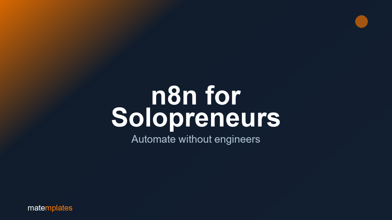 Solopreneur automations cover