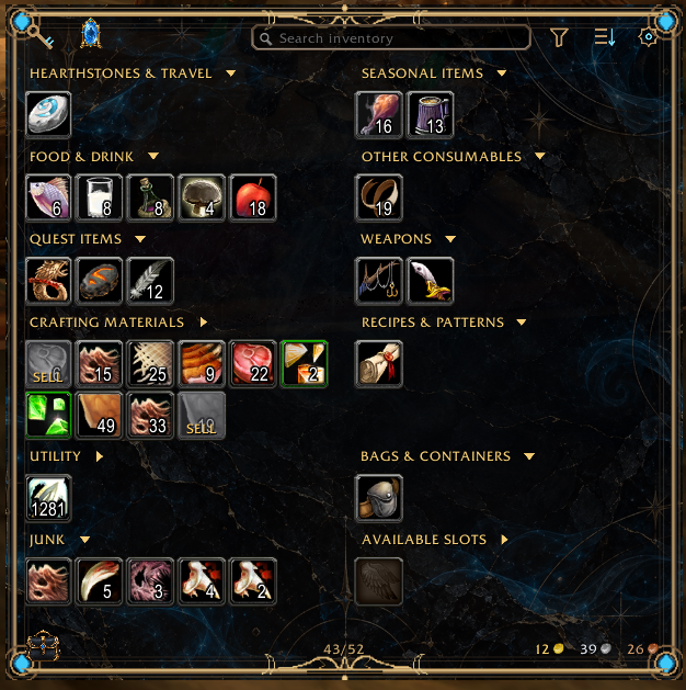 Category View with multiple named item categories