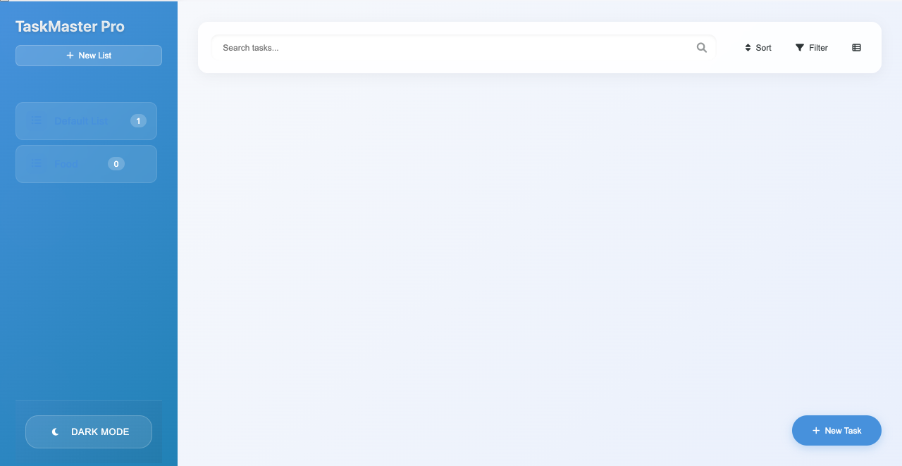 TaskMaster Pro Screenshot
