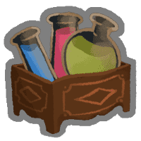 Obtained on floor 18
Upon pickup, gain 4 potion slots filled with random potions.