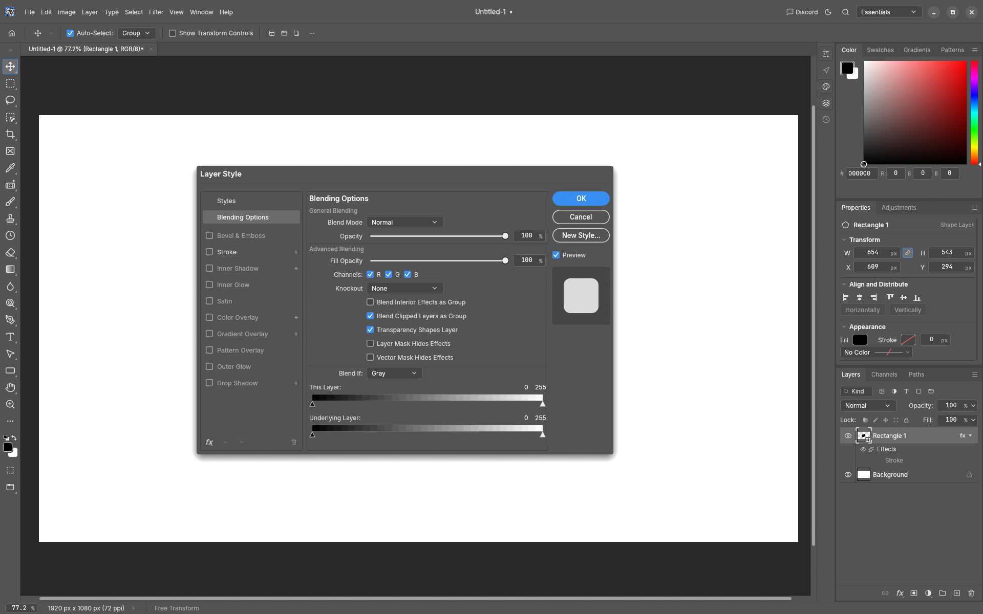 PhotoCraft Layer Style dialog with this PR