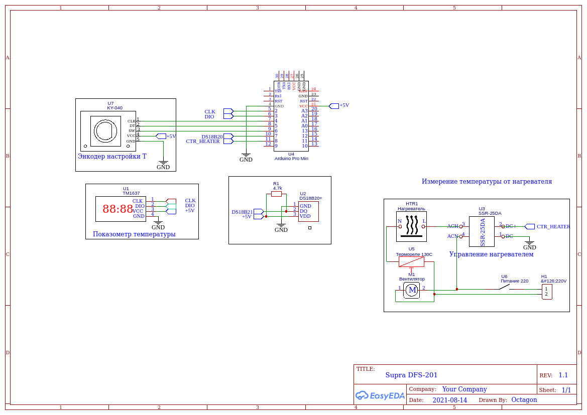 GitHub - Octagon80/fruitsDehydration: Автоматизация сушилки для фруктов и  овощей Supra DFS-201. [Fruit Dehydrator Arduino]