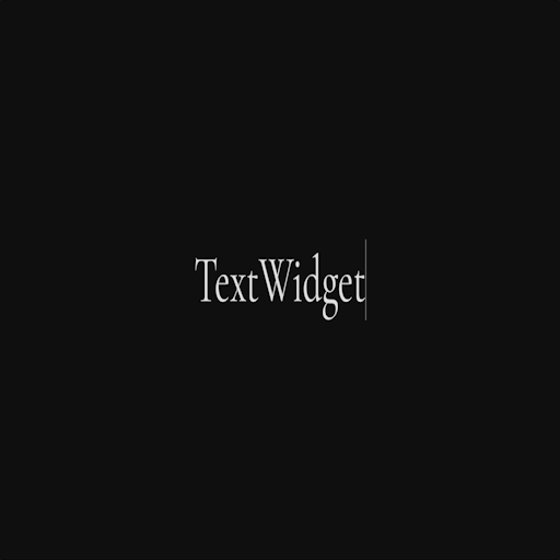 TextWidget's icon