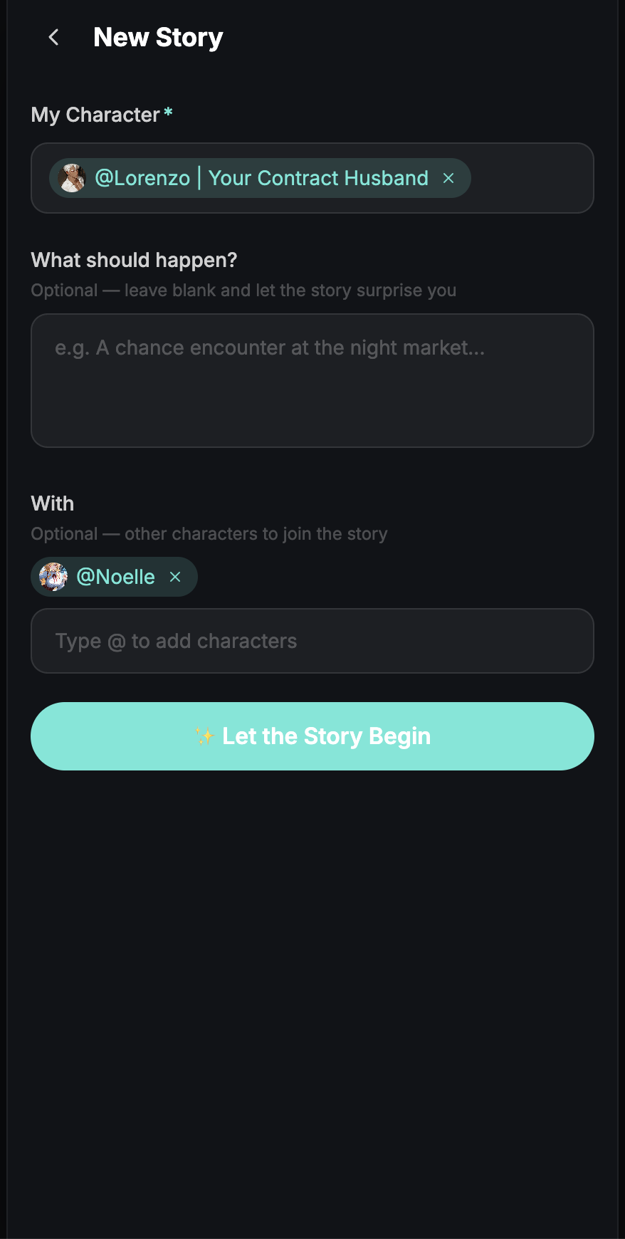 New Story