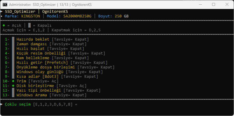 GitHub - OgnitorenKs12/SSD_Optimizer: SSD optimization tool · GitHub
