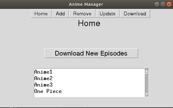 GitHub - OhadVal/Anime-Manager