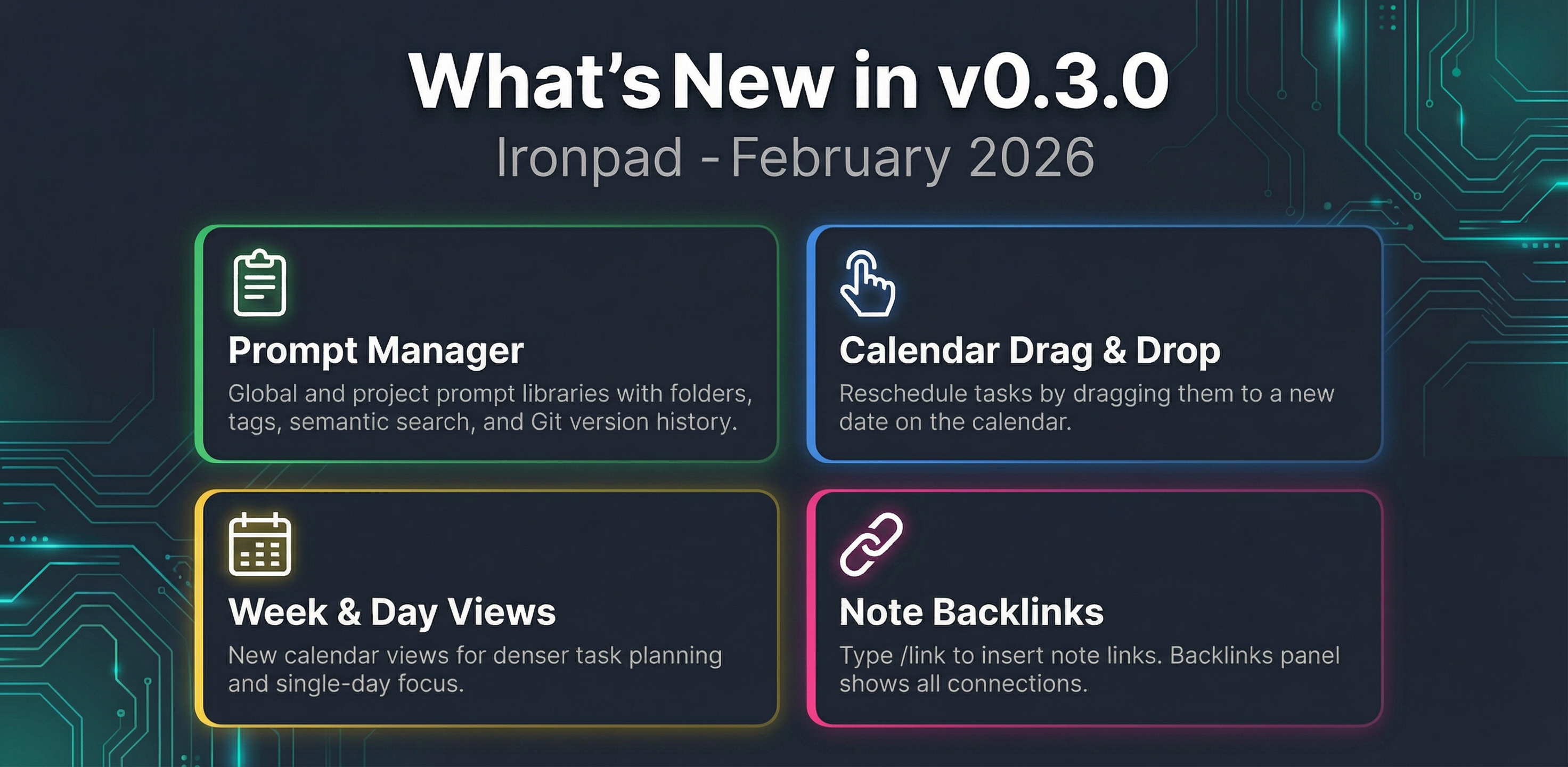What's New in v0.3.0