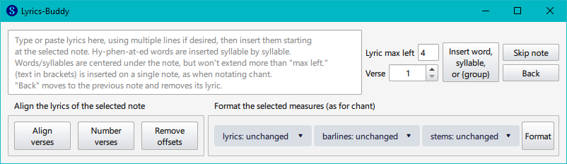 Lyric-buddy UI