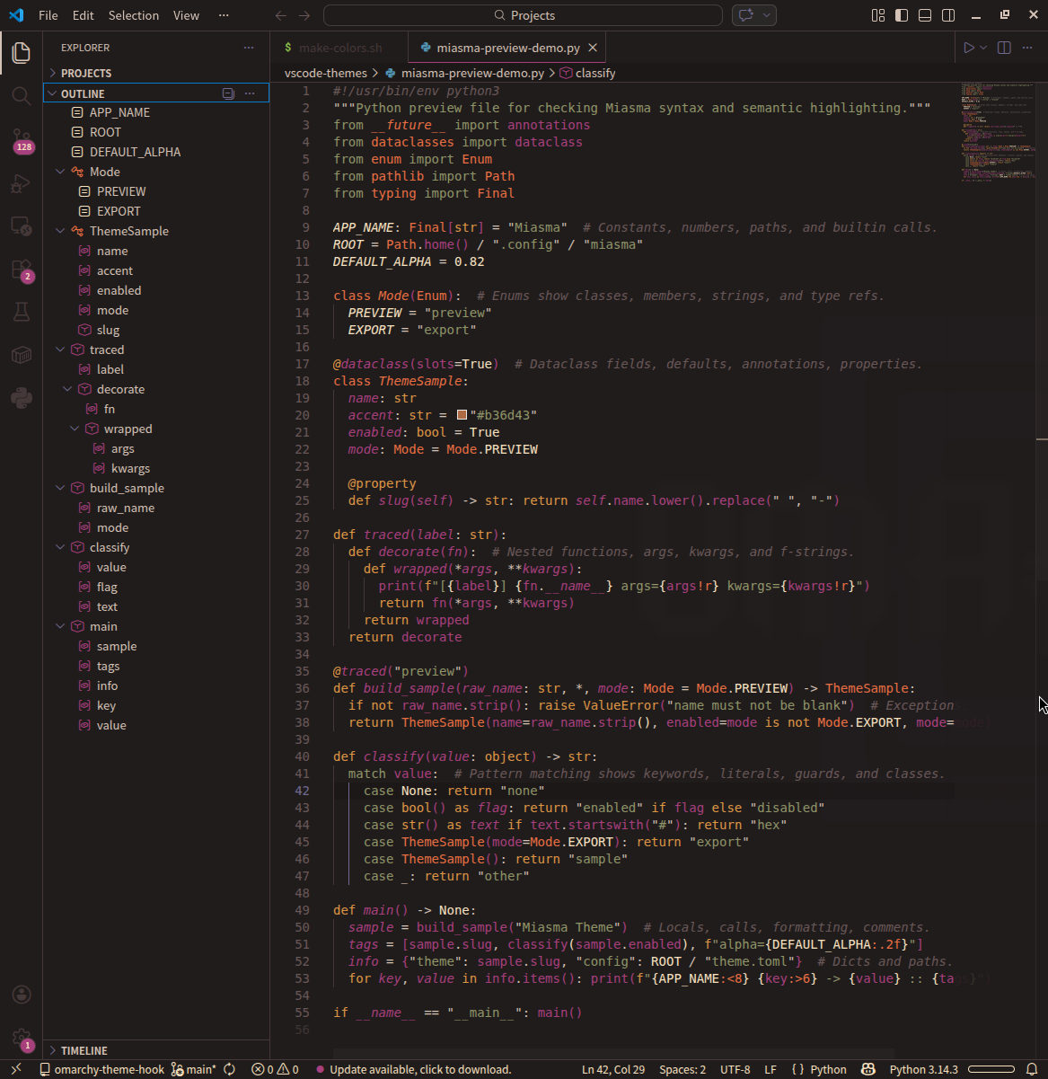 Biscuit Theme Preview