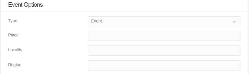 Event Options