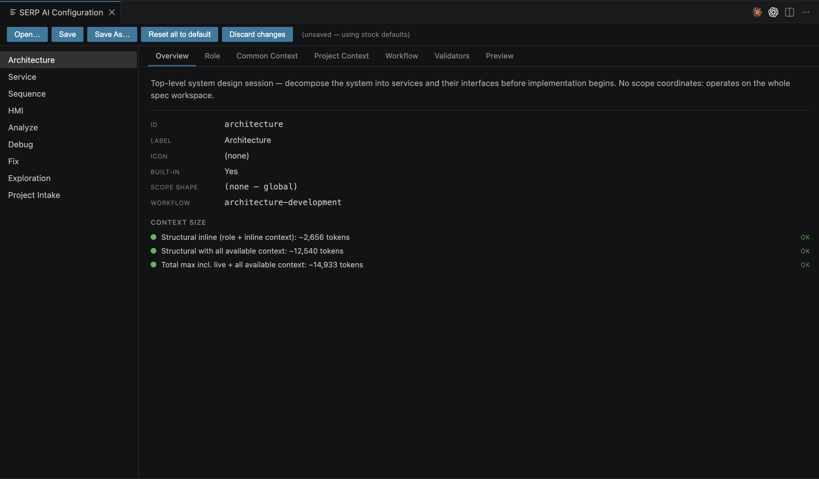 SERP AI Configuration