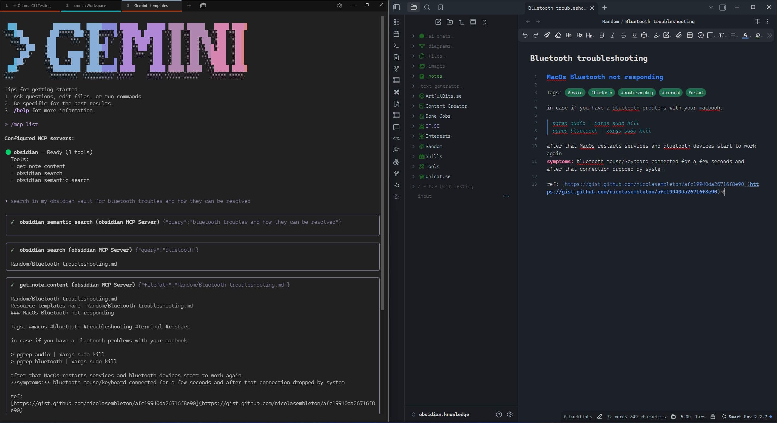 Mcp Obsidian Via Rest screenshot