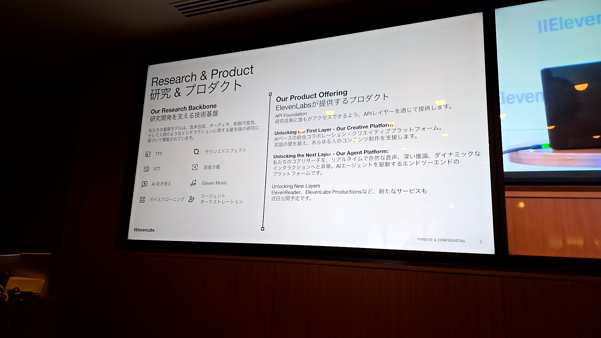 研究開発と製品群