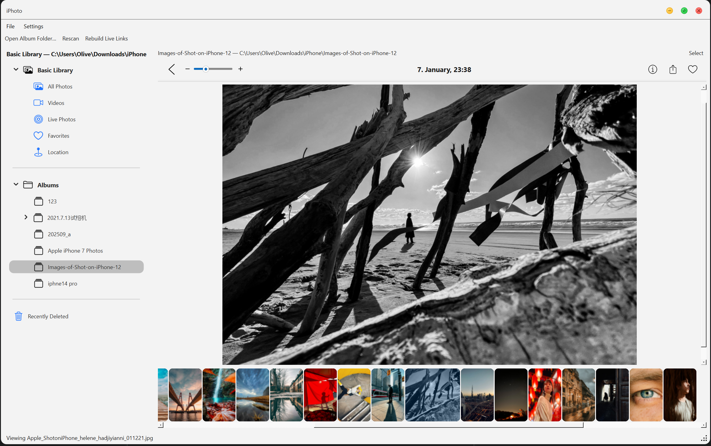 Preview interface