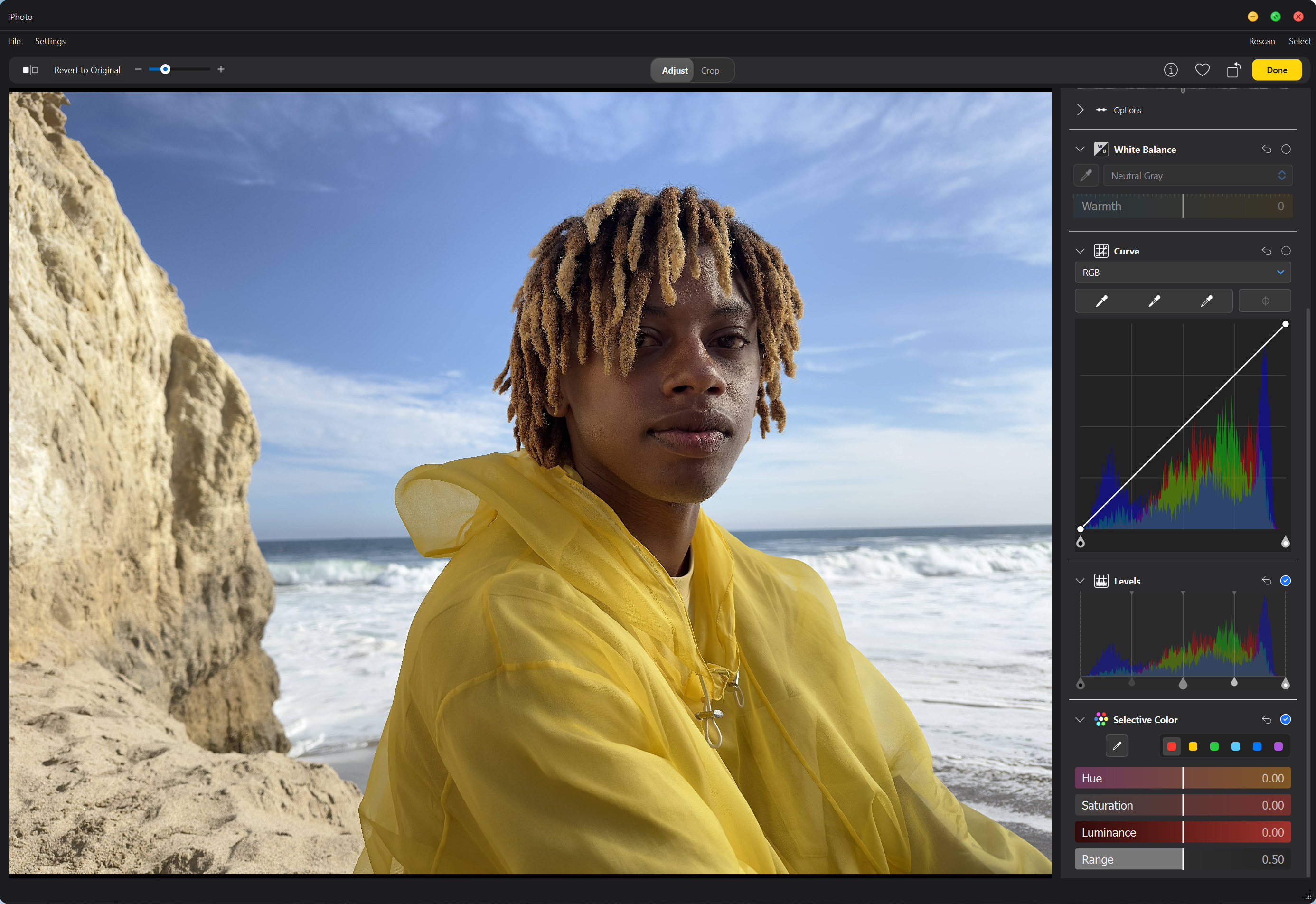 edit interface