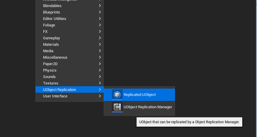 CreateAReplicatedUObject