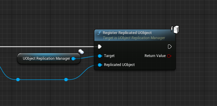 RegisterReplicatedUObject