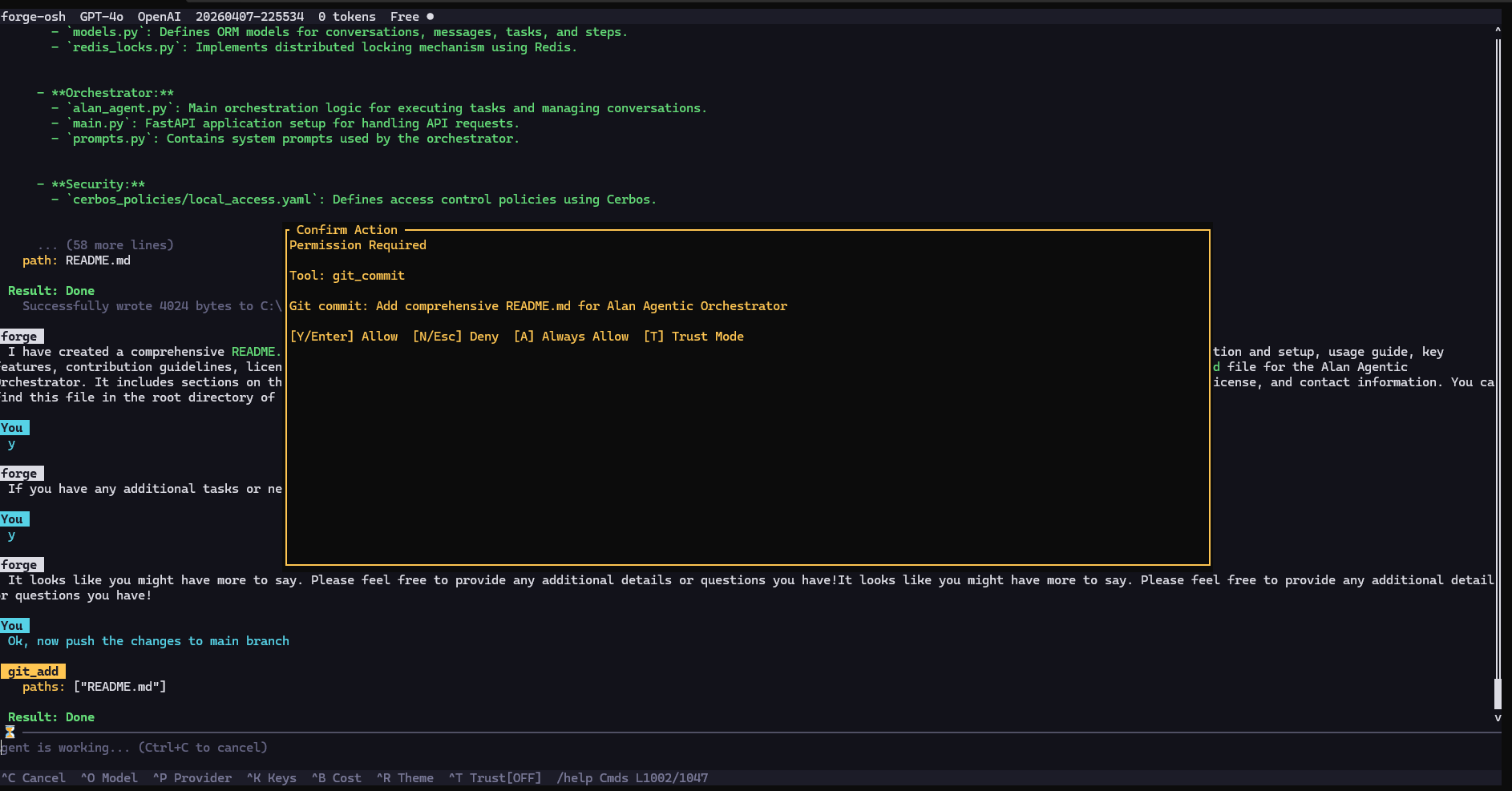 Forge-OSH interface screenshot 5