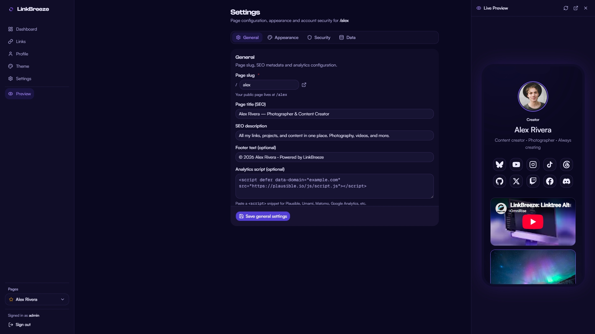 Live Preview Pane