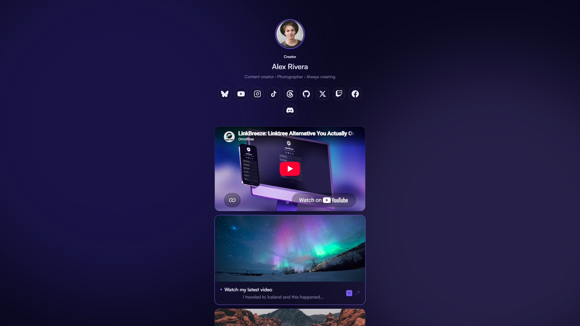 Public Page [Aurora Theme]