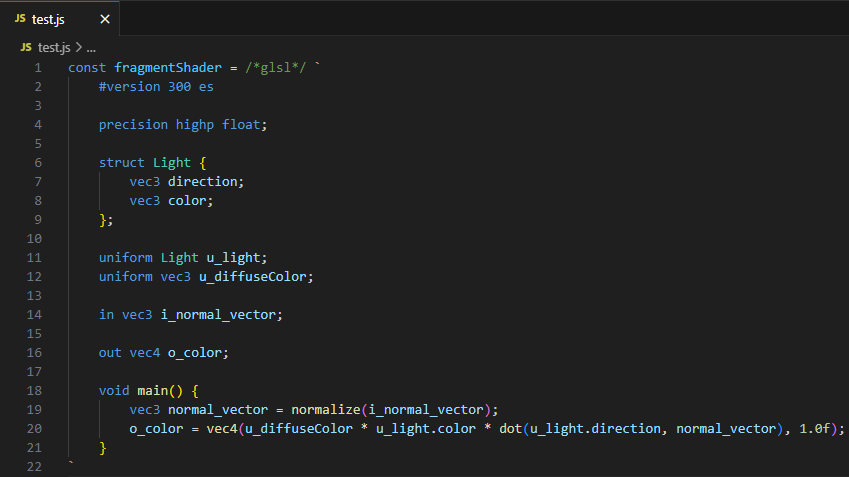 embedded code in JavaScript