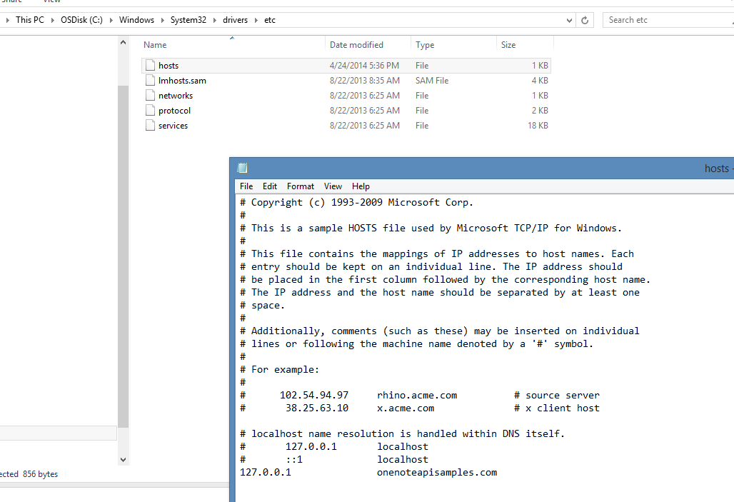 Modify your Hosts file and map your local server IP address to a new domain name