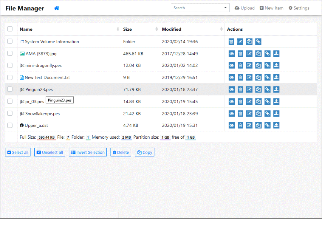 Tiny File Manager