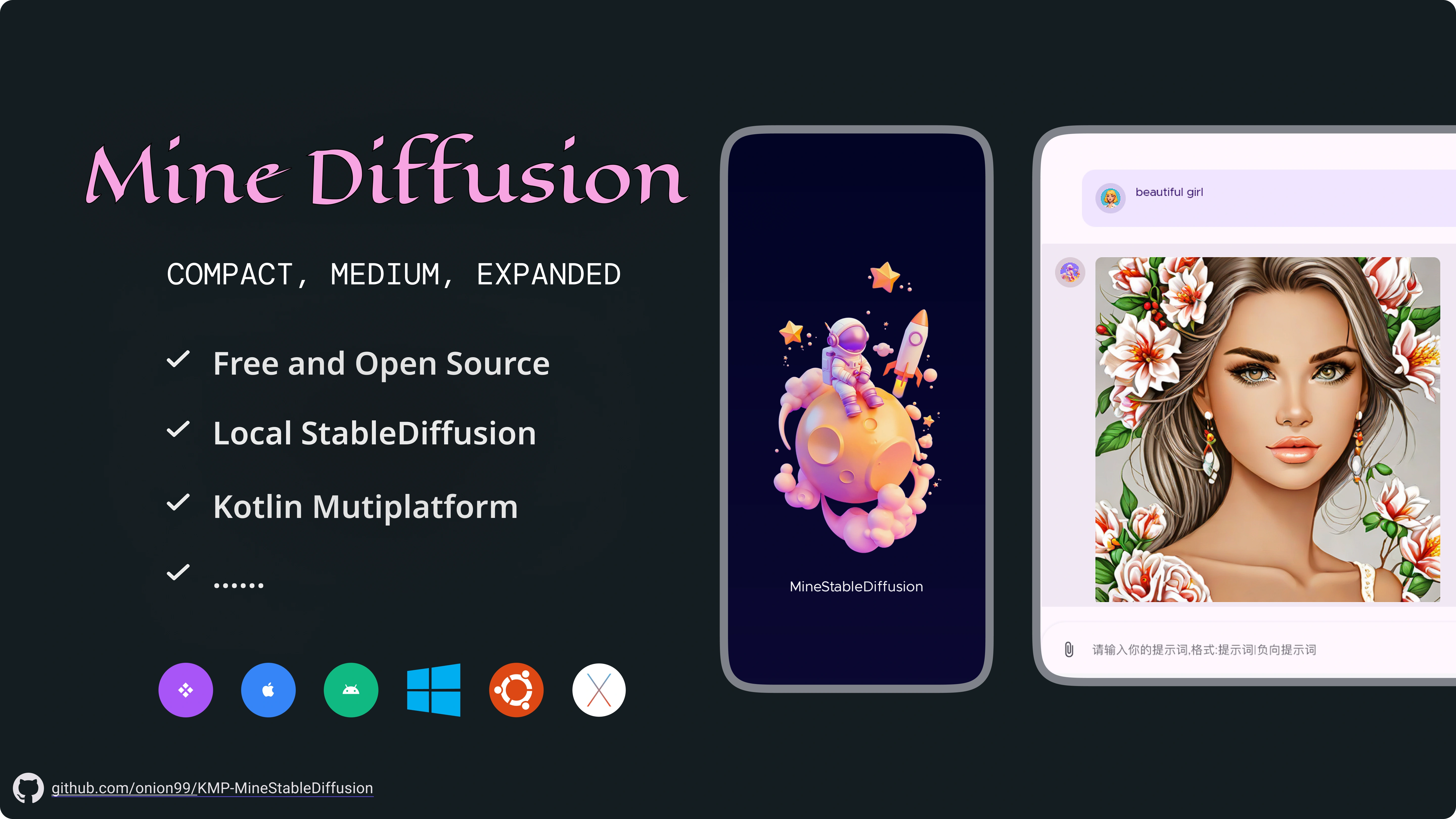 Giao diện app trên desktop.