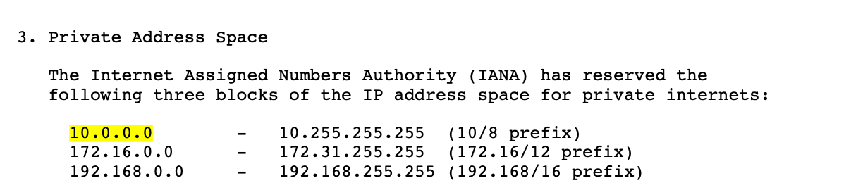 private subnet