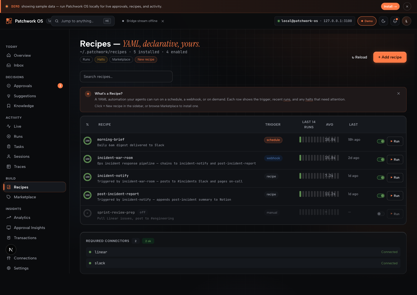 Recipe library
