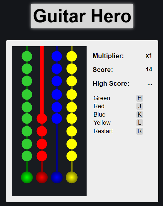 GitHub - OpagueGlass/guitar-hero: A browser-based rhythm game developed ...