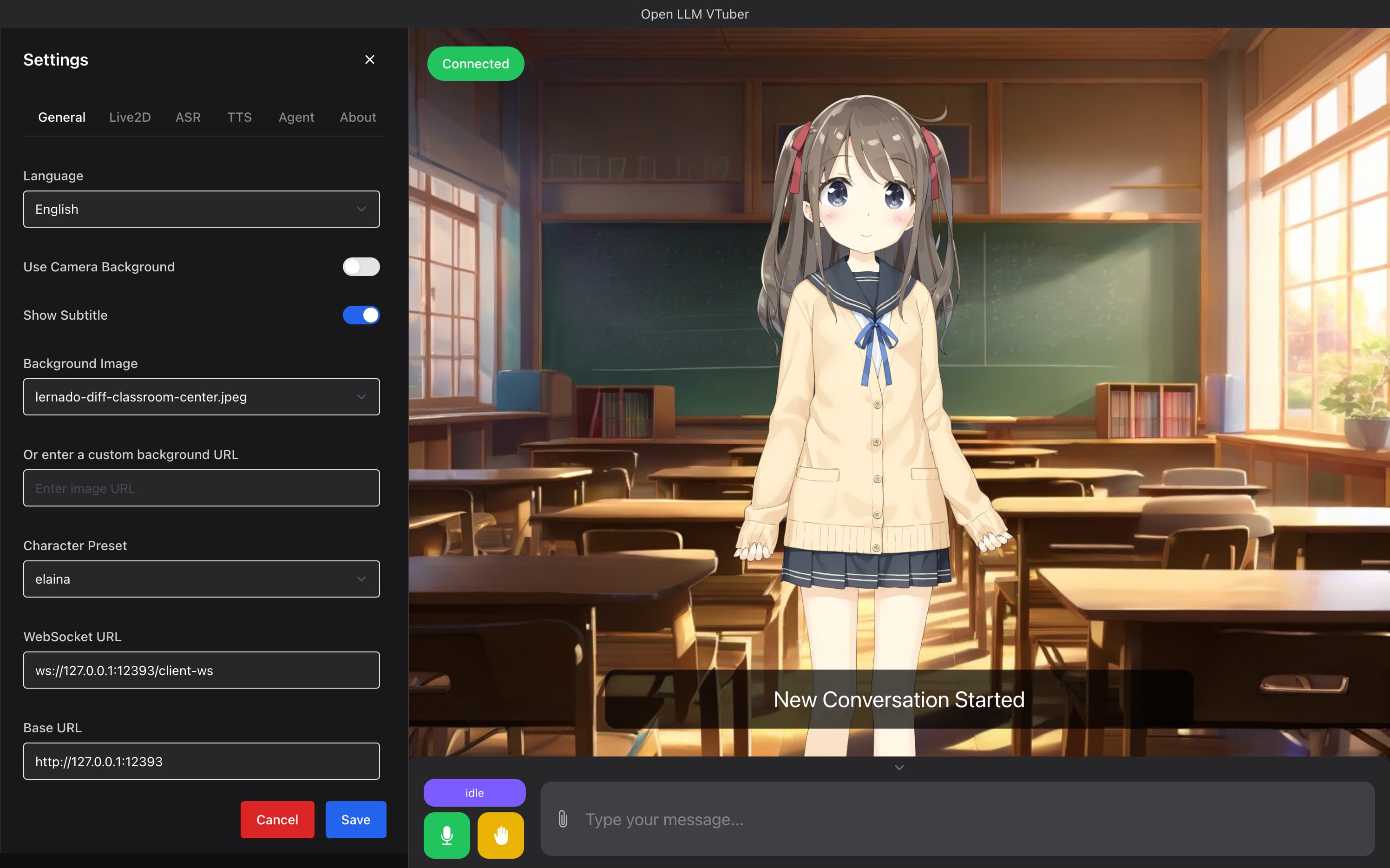 你的专属AI虚拟主播：本地运行、语音交互、Live2D动起来！