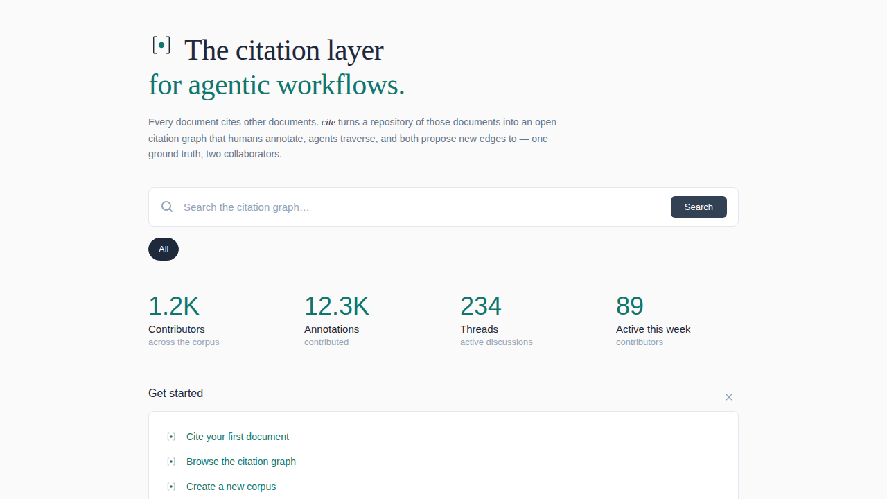 Discovery Landing Page