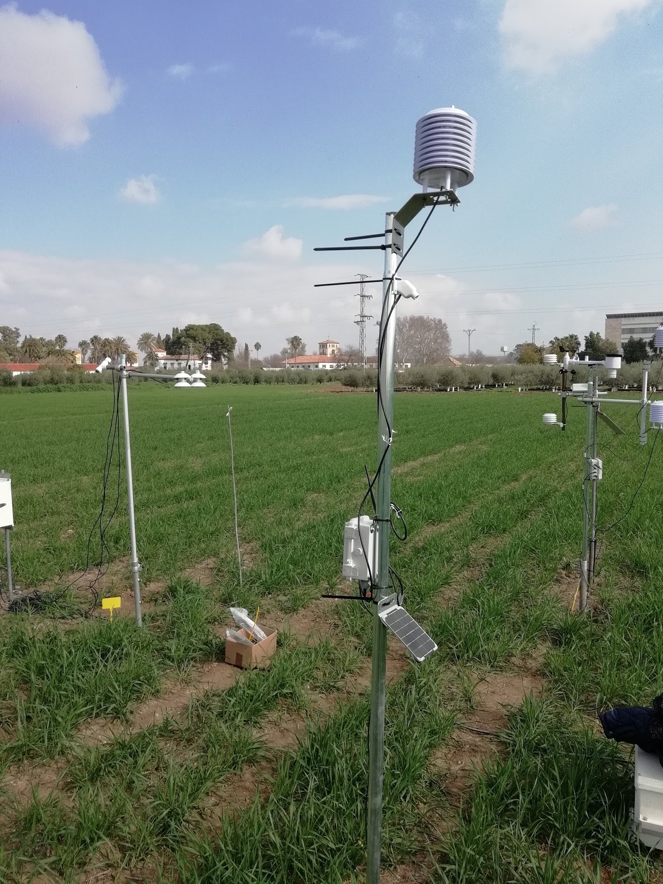 CORDOVA-ET Node during field validation in Cordoba 2020