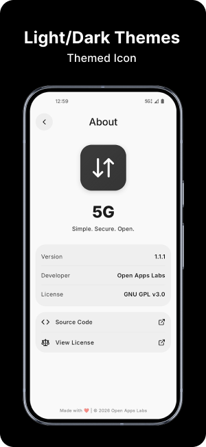 Screenshot 2 of 5G Switcher — opens full size
