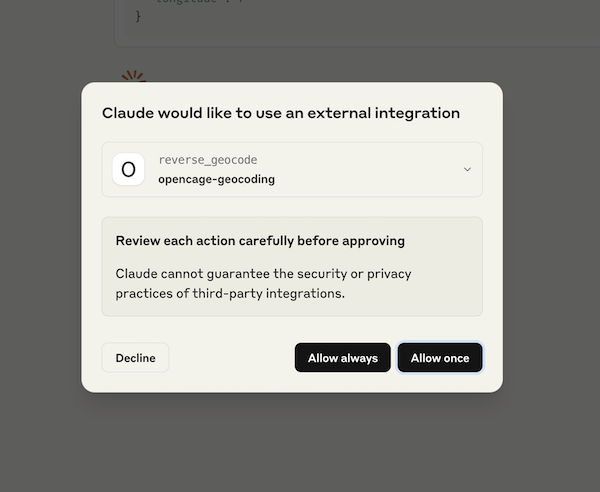 Allow external integration