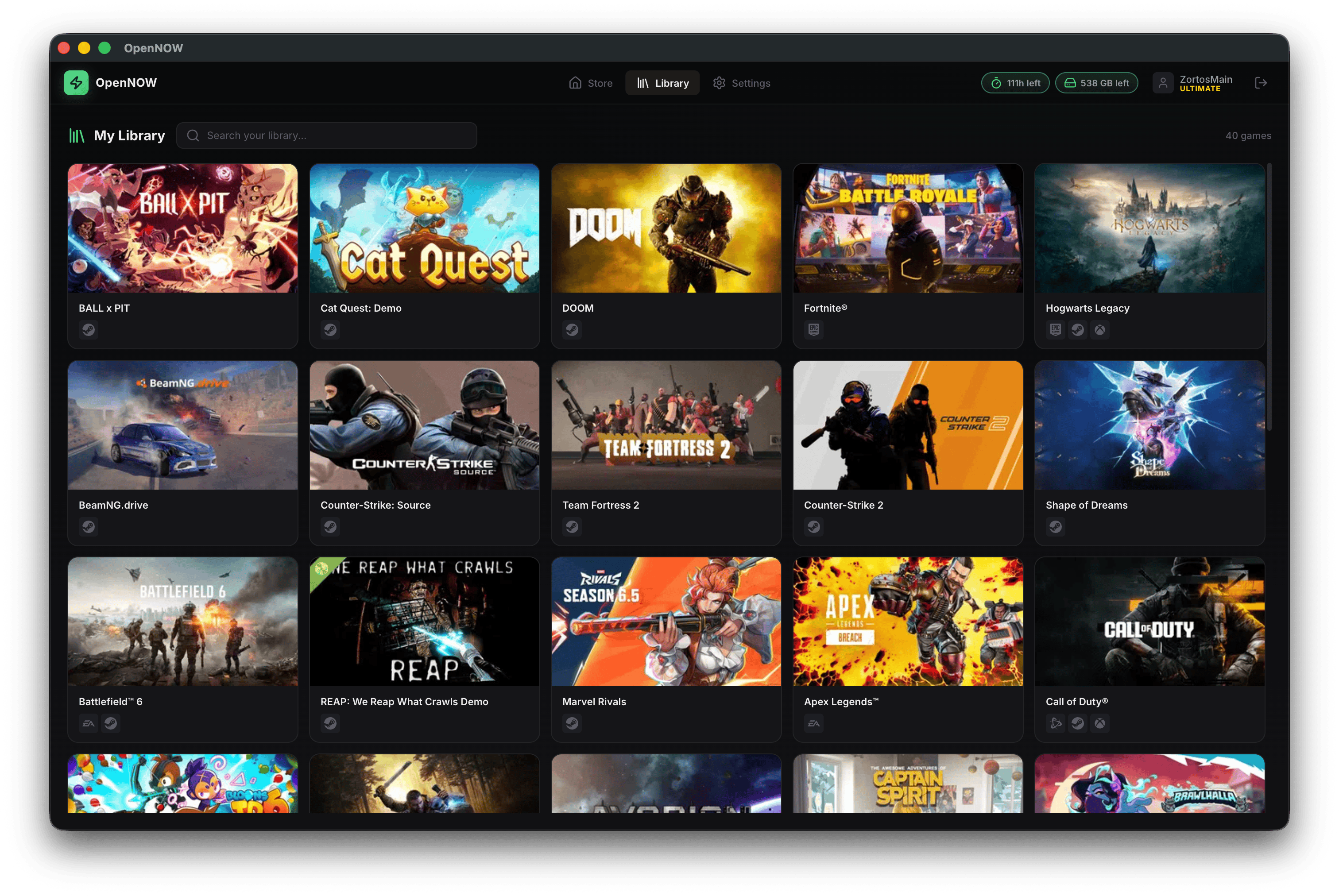 OpenCloudGaming/OpenNOW cover