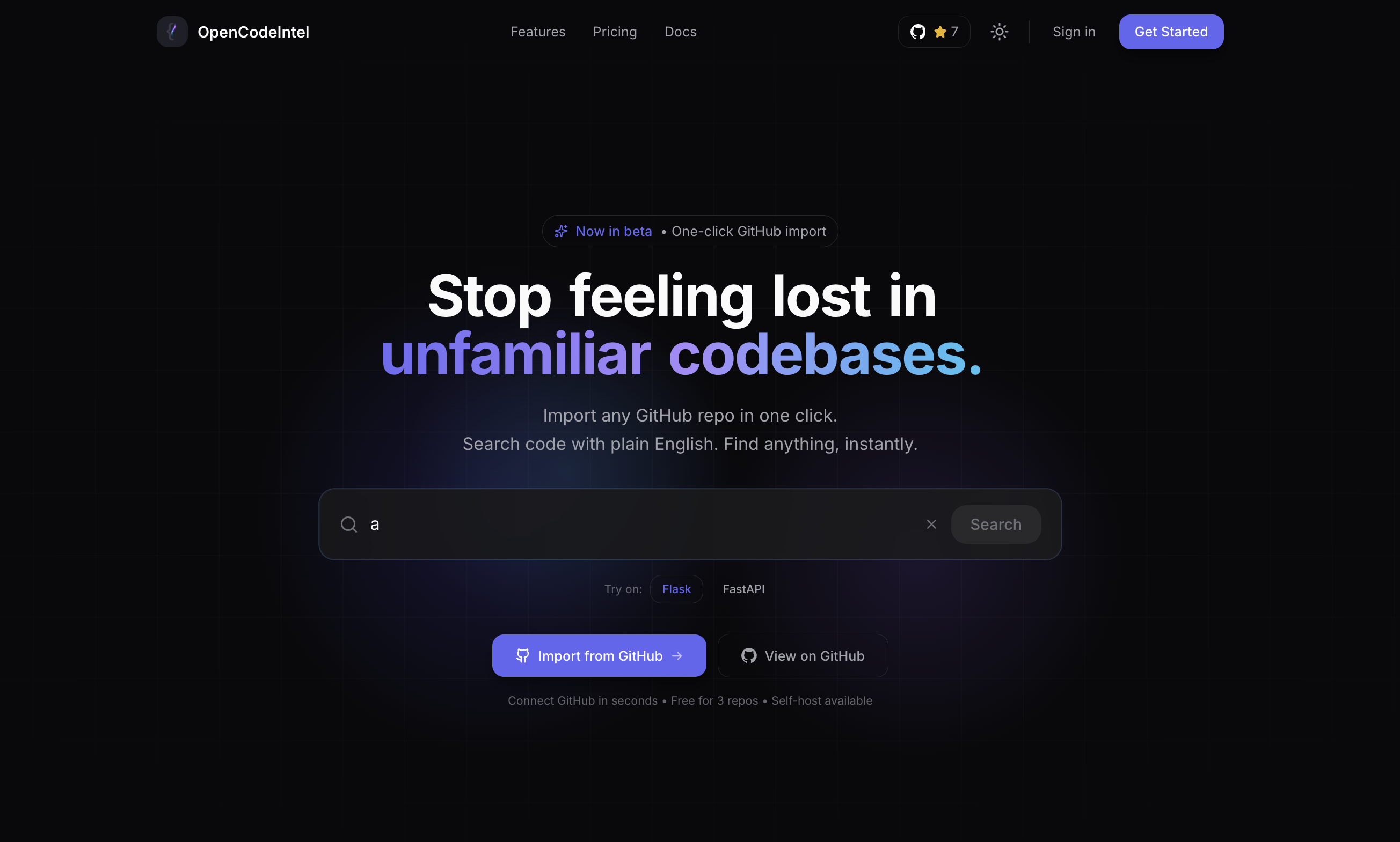 OpenCodeIntel Demo