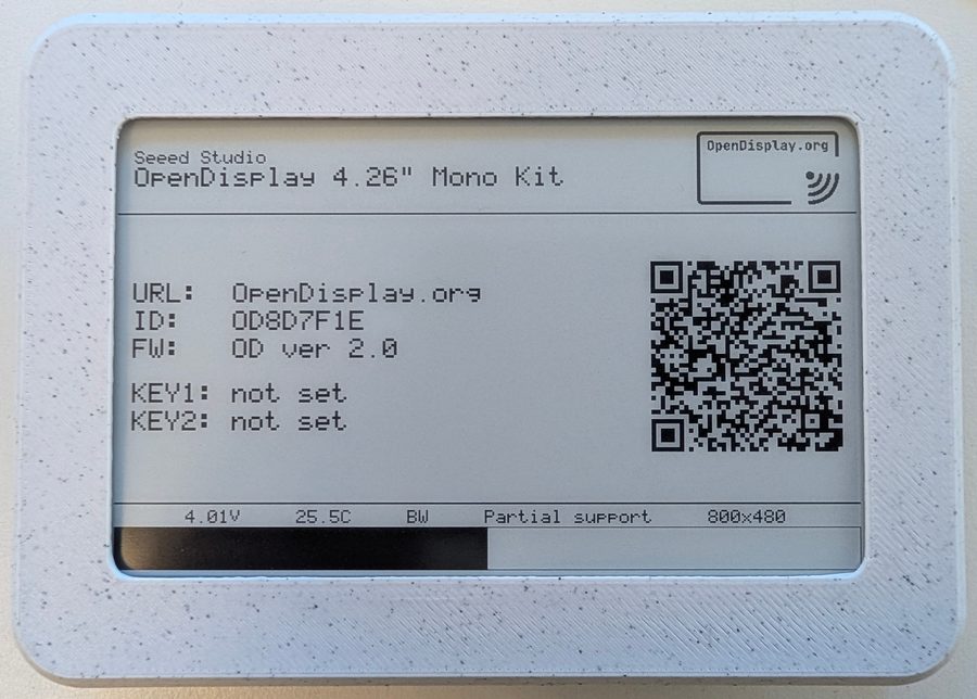 OpenDisplay 4.26" mono kit