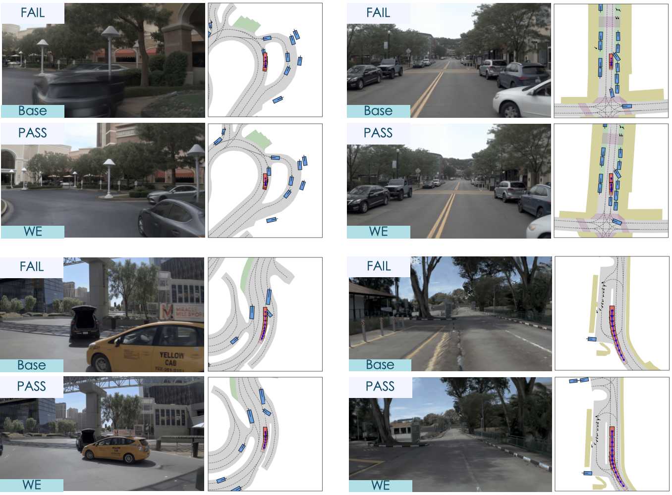 Base model vs World Engine comparison