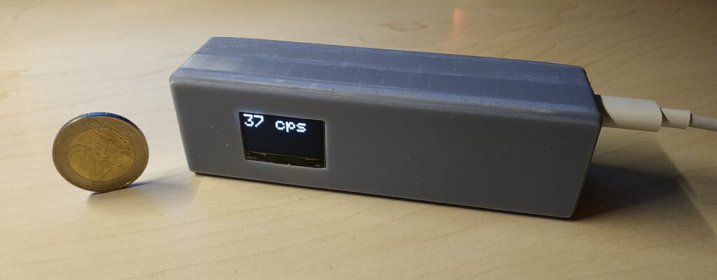 Photo of the DIY scintillation counter